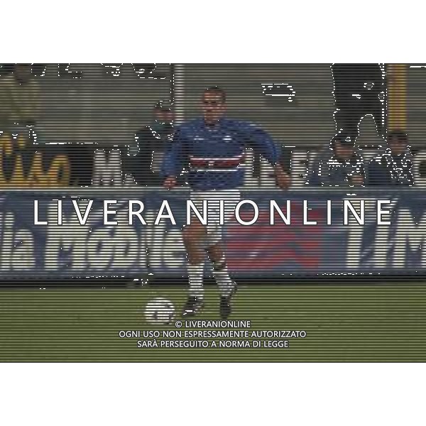 12-01-1997 GENOVA CAMPIONATO DI CALCIO SERIE A SAMPDORIA-CAGLIARI 4-1 NELLA FOTO JUAN SEBASTIAN VERON AG ALDO LIVERANI SAS