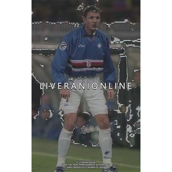 12-01-1997 GENOVA CAMPIONATO DI CALCIO SERIE A SAMPDORIA-CAGLIARI 4-1 NELLA FOTO SINISA MIHAJLOVIC AG ALDO LIVERANI SAS