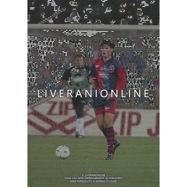 12-01-1997 GENOVA CAMPIONATO DI CALCIO SERIE A SAMPDORIA-CAGLIARI 4-1 NELLA FOTO CHRISTIAN LONSTRUP AG ALDO LIVERANI SAS