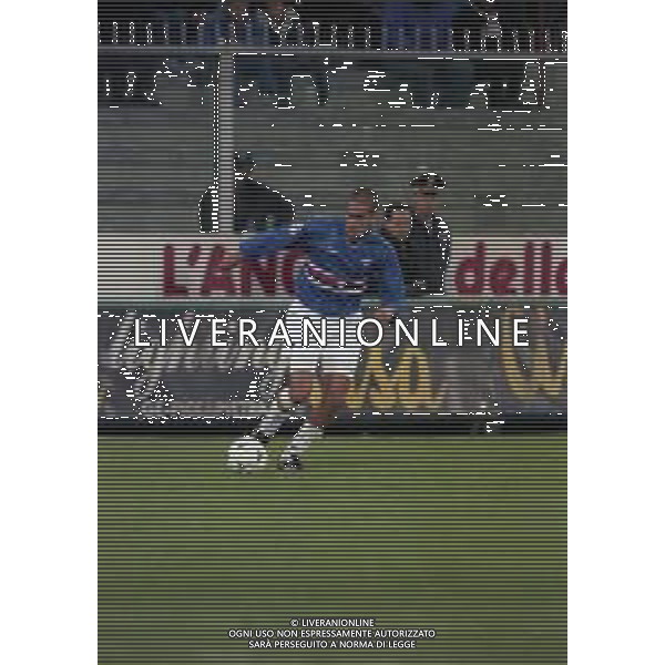 12-01-1997 GENOVA CAMPIONATO DI CALCIO SERIE A SAMPDORIA-CAGLIARI 4-1 NELLA FOTO JUAN SEBASTIAN VERON AG ALDO LIVERANI SAS