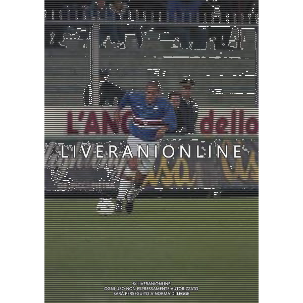12-01-1997 GENOVA CAMPIONATO DI CALCIO SERIE A SAMPDORIA-CAGLIARI 4-1 NELLA FOTO JUAN SEBASTIAN VERON AG ALDO LIVERANI SAS