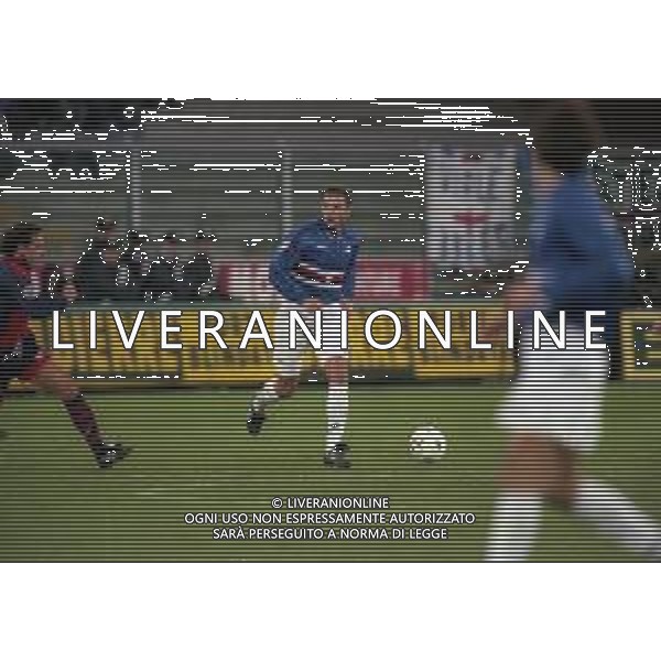 12-01-1997 GENOVA CAMPIONATO DI CALCIO SERIE A SAMPDORIA-CAGLIARI 4-1 NELLA FOTO SINISA MIHAJLOVIC AG ALDO LIVERANI SAS