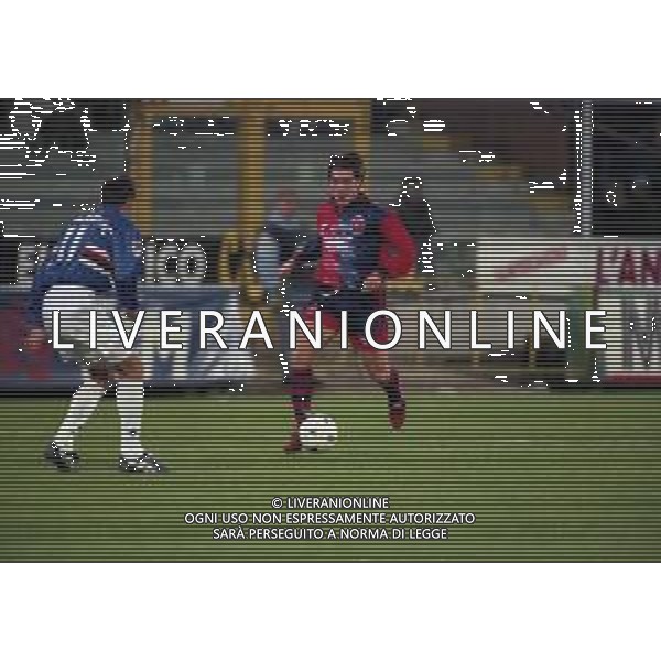12-01-1997 GENOVA CAMPIONATO DI CALCIO SERIE A SAMPDORIA-CAGLIARI 4-1 NELLA FOTO MAURO BRESSAN AG ALDO LIVERANI SAS