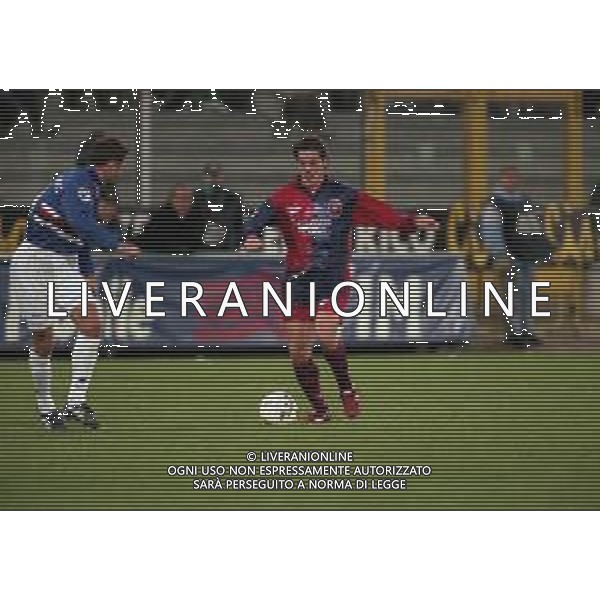 12-01-1997 GENOVA CAMPIONATO DI CALCIO SERIE A SAMPDORIA-CAGLIARI 4-1 NELLA FOTO MAURO BRESSAN AG ALDO LIVERANI SAS