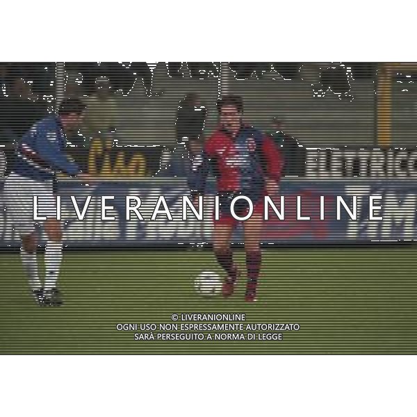 12-01-1997 GENOVA CAMPIONATO DI CALCIO SERIE A SAMPDORIA-CAGLIARI 4-1 NELLA FOTO MAURO BRESSAN AG ALDO LIVERANI SAS