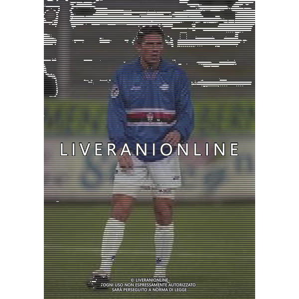 12-01-1997 GENOVA CAMPIONATO DI CALCIO SERIE A SAMPDORIA-CAGLIARI 4-1 NELLA FOTO MARCO CARPARELLI AG ALDO LIVERANI SAS