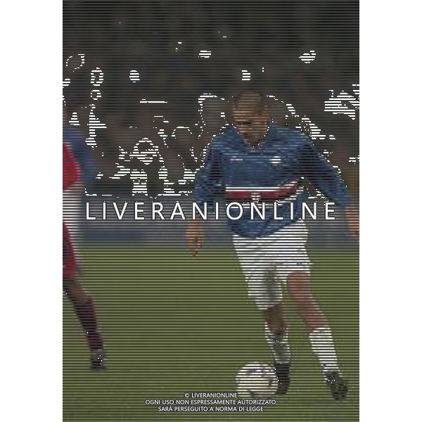 12-01-1997 GENOVA CAMPIONATO DI CALCIO SERIE A SAMPDORIA-CAGLIARI 4-1 NELLA FOTO JUAN SEBASTIAN VERON AG ALDO LIVERANI SAS