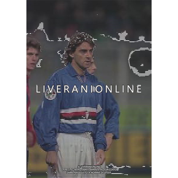12-01-1997 GENOVA CAMPIONATO DI CALCIO SERIE A SAMPDORIA-CAGLIARI 4-1 NELLA FOTO ROBERTO MANCINI AG ALDO LIVERANI SAS