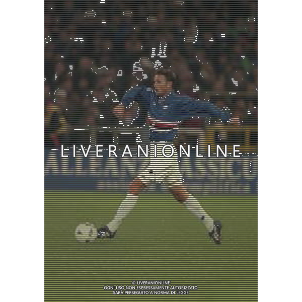 12-01-1997 GENOVA CAMPIONATO DI CALCIO SERIE A SAMPDORIA-CAGLIARI 4-1 NELLA FOTO SINISA MIHAJLOVIC AG ALDO LIVERANI SAS