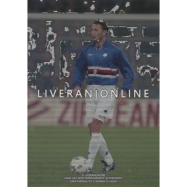 12-01-1997 GENOVA CAMPIONATO DI CALCIO SERIE A SAMPDORIA-CAGLIARI 4-1 NELLA FOTO SINISA MIHAJLOVIC AG ALDO LIVERANI SAS