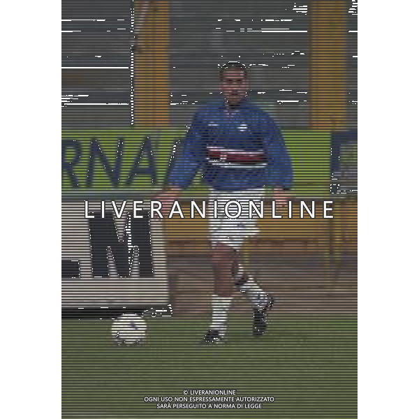 12-01-1997 GENOVA CAMPIONATO DI CALCIO SERIE A SAMPDORIA-CAGLIARI 4-1 NELLA FOTO JUAN SEBASTIAN VERON AG ALDO LIVERANI SAS