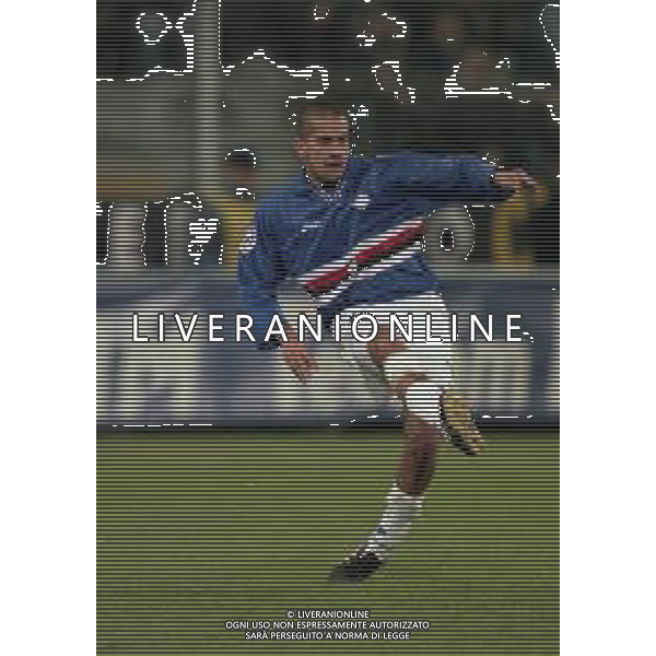12-01-1997 GENOVA CAMPIONATO DI CALCIO SERIE A SAMPDORIA-CAGLIARI 4-1 NELLA FOTO JUAN SEBASTIAN VERON AG ALDO LIVERANI SAS