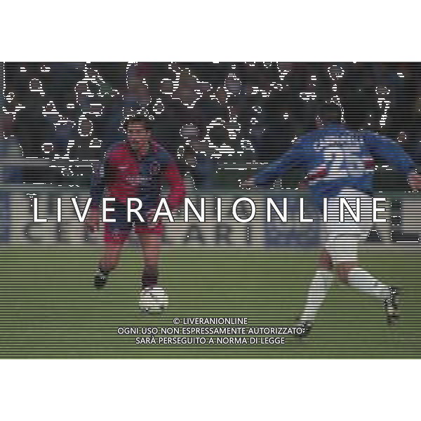 12-01-1997 GENOVA CAMPIONATO DI CALCIO SERIE A SAMPDORIA-CAGLIARI 4-1 NELLA FOTO STEFANO BETTARINI AG ALDO LIVERANI SAS