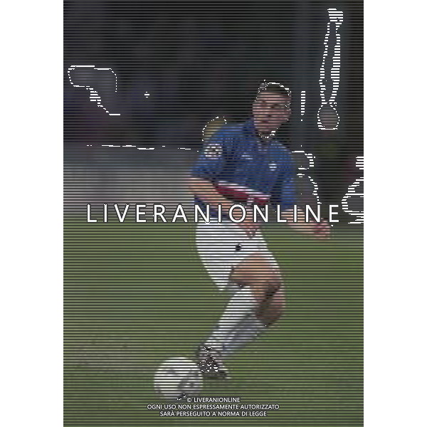 12-01-1997 GENOVA CAMPIONATO DI CALCIO SERIE A SAMPDORIA-CAGLIARI 4-1 NELLA FOTO PIERRE LAIGLE AG ALDO LIVERANI SAS