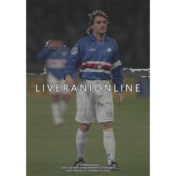 12-01-1997 GENOVA CAMPIONATO DI CALCIO SERIE A SAMPDORIA-CAGLIARI 4-1 NELLA FOTO ROBERTO MANCINI AG ALDO LIVERANI SAS