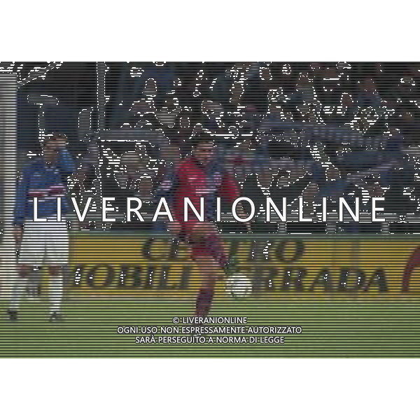 12-01-1997 GENOVA CAMPIONATO DI CALCIO SERIE A SAMPDORIA-CAGLIARI 4-1 NELLA FOTO GIAN BATTISTA SCUGUGIA AG ALDO LIVERANI SAS