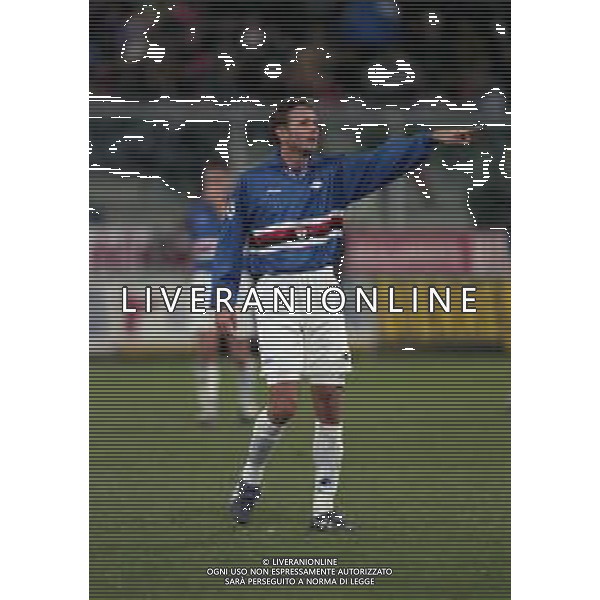 12-01-1997 GENOVA CAMPIONATO DI CALCIO SERIE A SAMPDORIA-CAGLIARI 4-1 NELLA FOTO SINISA MIHAJLOVIC AG ALDO LIVERANI SAS