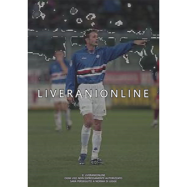 12-01-1997 GENOVA CAMPIONATO DI CALCIO SERIE A SAMPDORIA-CAGLIARI 4-1 NELLA FOTO SINISA MIHAJLOVIC AG ALDO LIVERANI SAS