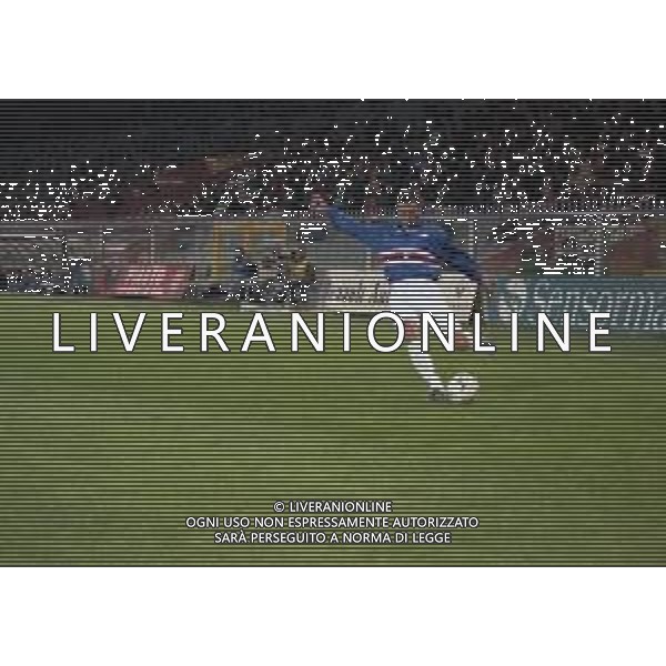 12-01-1997 GENOVA CAMPIONATO DI CALCIO SERIE A SAMPDORIA-CAGLIARI 4-1 NELLA FOTO SINISA MIHAJLOVIC AG ALDO LIVERANI SAS