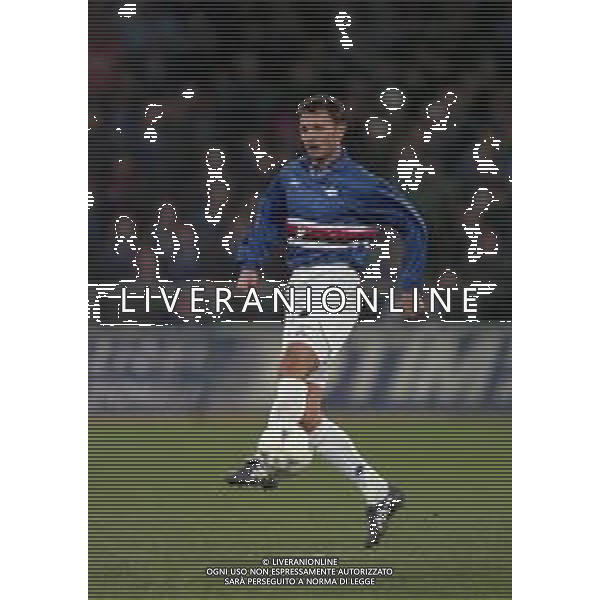 12-01-1997 GENOVA CAMPIONATO DI CALCIO SERIE A SAMPDORIA-CAGLIARI 4-1 NELLA FOTO SINISA MIHAJLOVIC AG ALDO LIVERANI SAS
