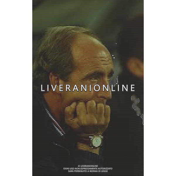 12-10-1999 GENOVA COPPA ITALIA SAMPDORIA-BOLOGNA NELLA FOTO GIAN PIERO VENTURA ALLENATORE SAMPDORIA AG ALDO LIVERANI SAS