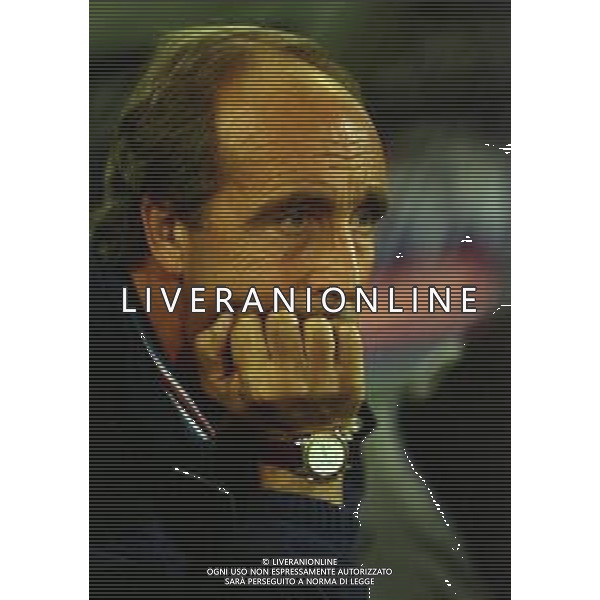 12-10-1999 GENOVA COPPA ITALIA SAMPDORIA-BOLOGNA NELLA FOTO GIAN PIERO VENTURA ALLENATORE SAMPDORIA AG ALDO LIVERANI SAS