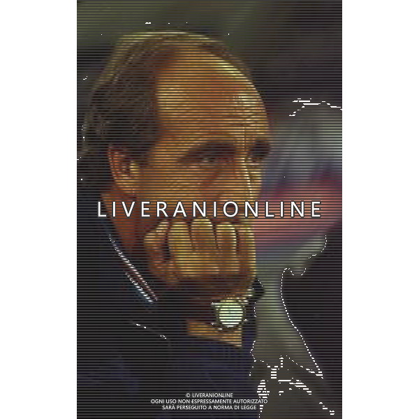 12-10-1999 GENOVA COPPA ITALIA SAMPDORIA-BOLOGNA NELLA FOTO GIAN PIERO VENTURA ALLENATORE SAMPDORIA AG ALDO LIVERANI SAS