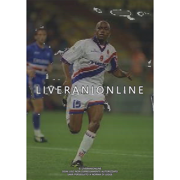 12-10-1999 GENOVA COPPA ITALIA SAMPDORIA-BOLOGNA NELLA FOTO LUCIANO AG ALDO LIVERANI SAS