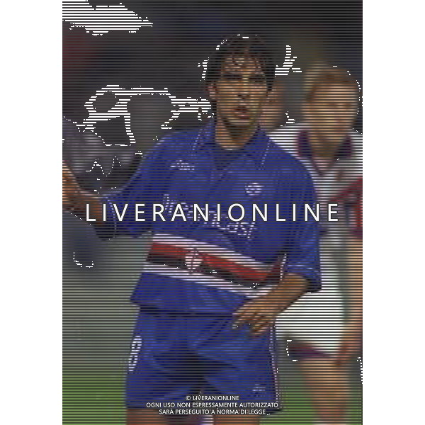 12-10-1999 GENOVA COPPA ITALIA SAMPDORIA-BOLOGNA NELLA FOTO MARCO SANNA AG ALDO LIVERANI SAS