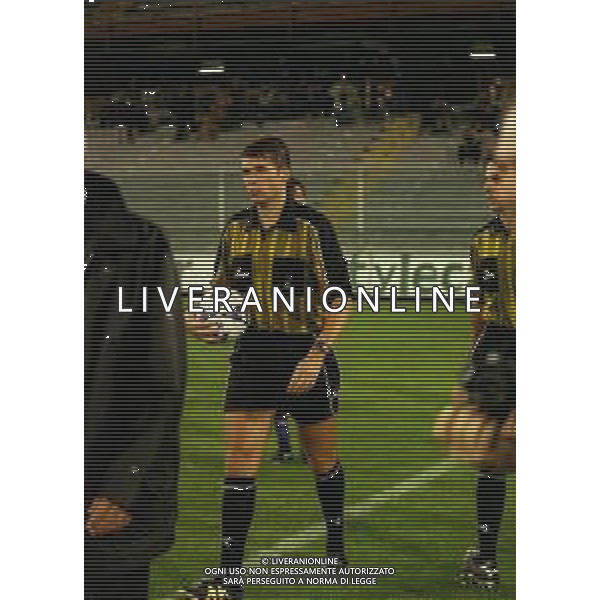 12-10-1999 GENOVA COPPA ITALIA SAMPDORIA-BOLOGNA NELLA FOTO ARBITRO ROBERTO ROSETTI AG ALDO LIVERANI SAS