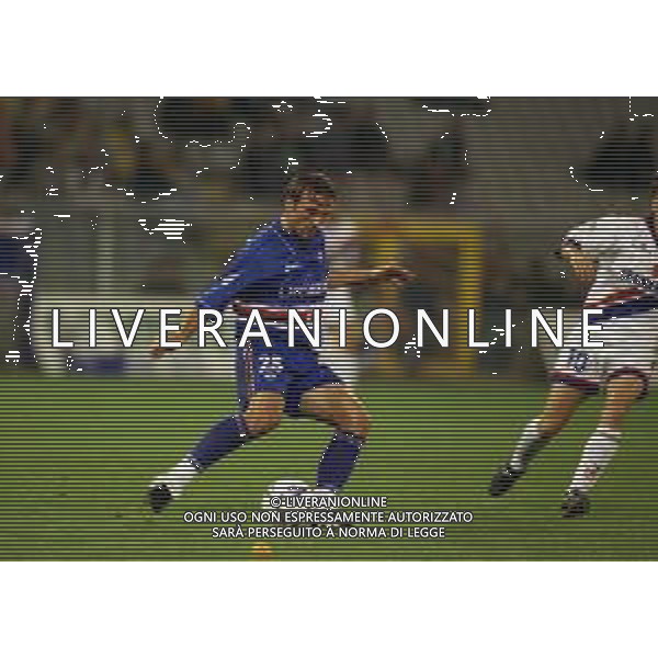 12-10-1999 GENOVA COPPA ITALIA SAMPDORIA-BOLOGNA NELLA FOTO NENAD SAKIC AG ALDO LIVERANI SAS