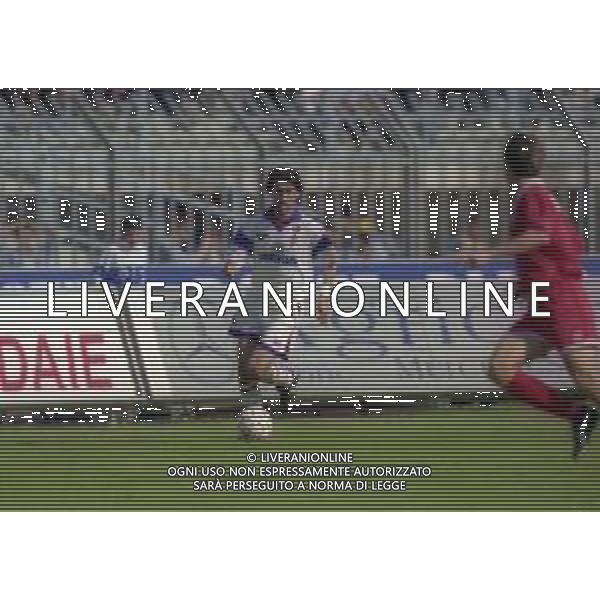 13-04-1997 PIACENZA CAMPIONATO DI CALCIO SERIE A PIACENZA-FIORENTINA 1-1 NELLA FOTO DANIELE CARNASCIALI AG ALDO LIVERANI SAS