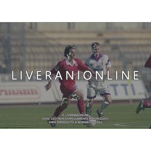 13-04-1997 PIACENZA CAMPIONATO DI CALCIO SERIE A PIACENZA-FIORENTINA 1-1 NELLA FOTO GIUSEPPE SCIENZA-SCHWARZ Stefan AG ALDO LIVERANI SAS