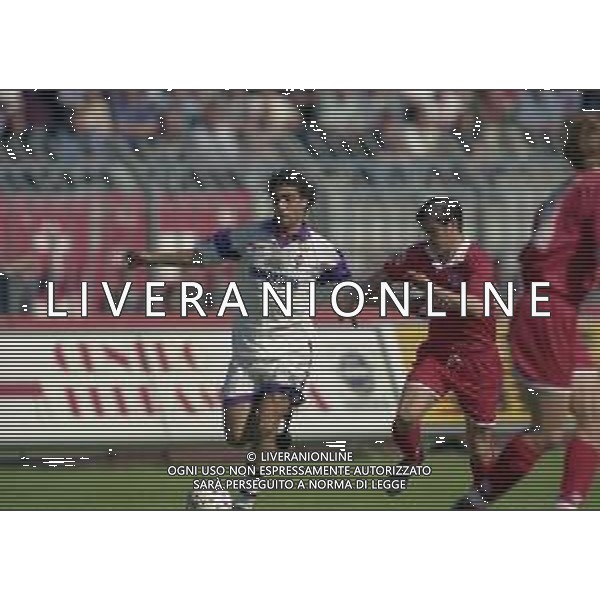 13-04-1997 PIACENZA CAMPIONATO DI CALCIO SERIE A PIACENZA-FIORENTINA 1-1 NELLA FOTO MANUEL RUI COSTA AG ALDO LIVERANI SAS