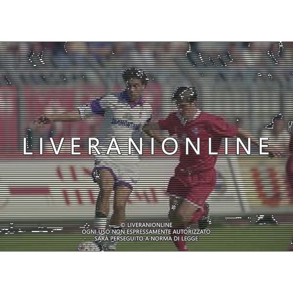 13-04-1997 PIACENZA CAMPIONATO DI CALCIO SERIE A PIACENZA-FIORENTINA 1-1 NELLA FOTO MANUEL RUI COSTA AG ALDO LIVERANI SAS