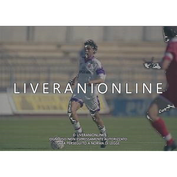 13-04-1997 PIACENZA CAMPIONATO DI CALCIO SERIE A PIACENZA-FIORENTINA 1-1 NELLA FOTO MANUEL RUI COSTA AG ALDO LIVERANI SAS