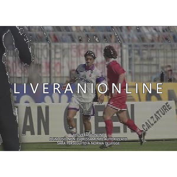 13-04-1997 PIACENZA CAMPIONATO DI CALCIO SERIE A PIACENZA-FIORENTINA 1-1 NELLA FOTO MANUEL RUI COSTA AG ALDO LIVERANI SAS