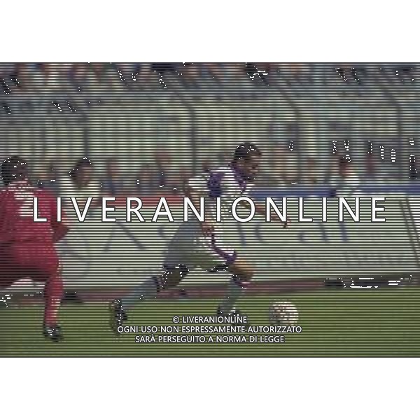 13-04-1997 PIACENZA CAMPIONATO DI CALCIO SERIE A PIACENZA-FIORENTINA 1-1 NELLA FOTO FRANCESCO BAIANO AG ALDO LIVERANI SAS