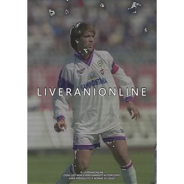 13-04-1997 PIACENZA CAMPIONATO DI CALCIO SERIE A PIACENZA-FIORENTINA 1-1 NELLA FOTO GABRIEL BATISTUTA AG ALDO LIVERANI SAS