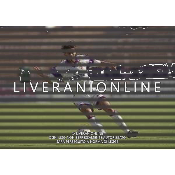 13-04-1997 PIACENZA CAMPIONATO DI CALCIO SERIE A PIACENZA-FIORENTINA 1-1 NELLA FOTO MANUEL RUI COSTA AG ALDO LIVERANI SAS