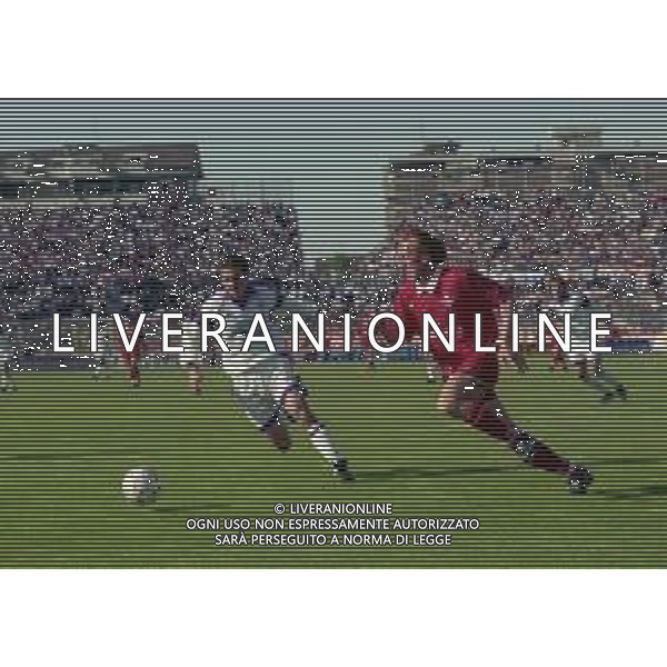 13-04-1997 PIACENZA CAMPIONATO DI CALCIO SERIE A PIACENZA-FIORENTINA 1-1 NELLA FOTO KANTCHELSKIS Andrei-MIRKO CONTE AG ALDO LIVERANI SAS 