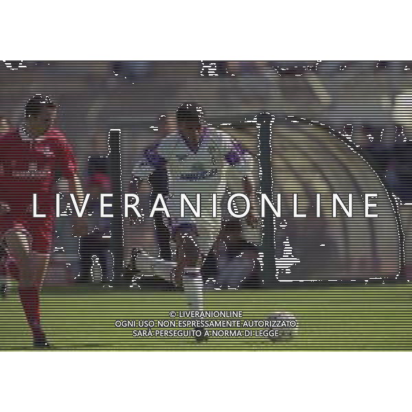 13-04-1997 PIACENZA CAMPIONATO DI CALCIO SERIE A PIACENZA-FIORENTINA 1-1 NELLA FOTO LUIS OLIVEIRA AG ALDO LIVERANI SAS