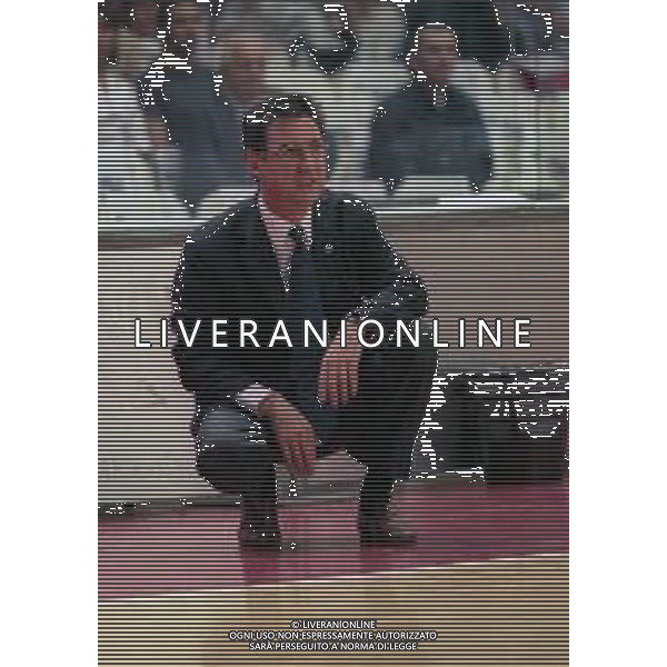 16-09-1999 VARESE CAMPIONATO DI BASKET SERIE A1 VARESE ROOSTER-MULLER VERONA NELLA FOTO MARCELLETTI FRANCO ALLENATORE MULLER VERONA AG ALDO LIVERANI SAS