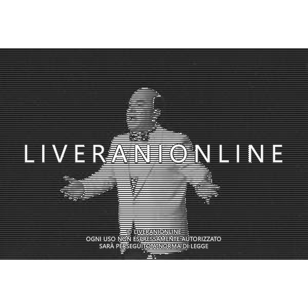 RETROSPETTIVA LINO BANFI, nome d\'arte di Pasquale Zagaria, ATTORE E CONDUTTORE TELEVISIVO NELLA FOTO NEL 1986 AGENZIA ALDO LIVERANI SAS