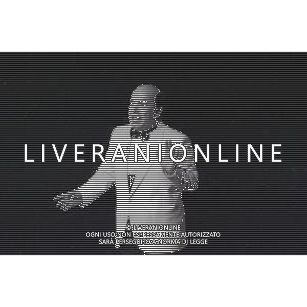 RETROSPETTIVA LINO BANFI, nome d\'arte di Pasquale Zagaria, ATTORE E CONDUTTORE TELEVISIVO NELLA FOTO NEL 1986 AGENZIA ALDO LIVERANI SAS