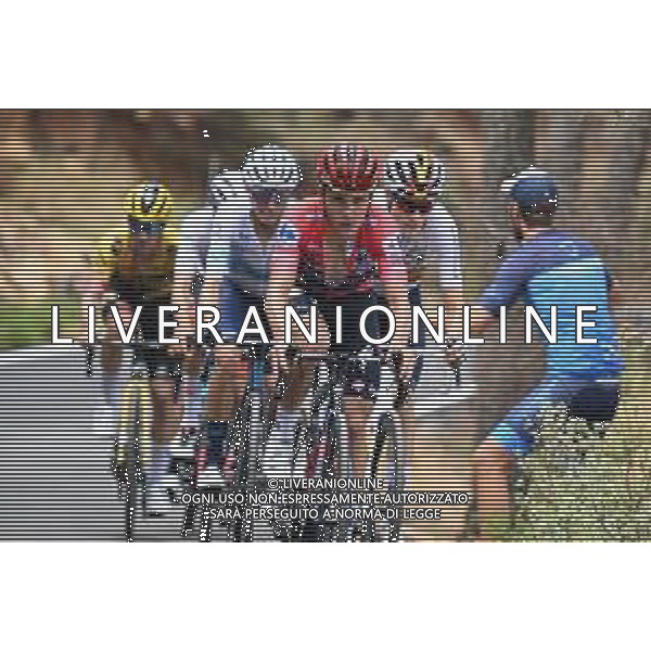 01-09-2022 Vuelta A Espana; Tappa 12 Salobrena - Penas Blancas; 2022, Quick Step - Alpha Vinyl; Evenepoel, Remco; Penas Blancas; ©SIROTTI/AGENZIA ALDO LIVERANI SAS