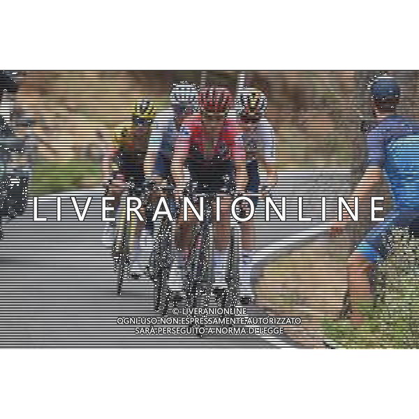 01-09-2022 Vuelta A Espana; Tappa 12 Salobrena - Penas Blancas; 2022, Quick Step - Alpha Vinyl; Evenepoel, Remco; Penas Blancas; ©SIROTTI/AGENZIA ALDO LIVERANI SAS
