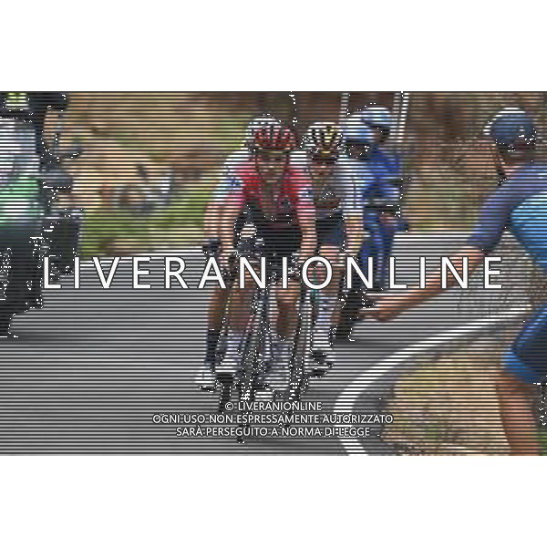 01-09-2022 Vuelta A Espana; Tappa 12 Salobrena - Penas Blancas; 2022, Quick Step - Alpha Vinyl; Evenepoel, Remco; Penas Blancas; ©SIROTTI/AGENZIA ALDO LIVERANI SAS