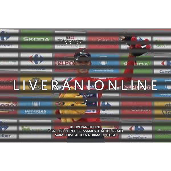 01-09-2022 Vuelta A Espana; Tappa 12 Salobrena - Penas Blancas; 2022, Quick Step - Alpha Vinyl; Evenepoel, Remco; Penas Blancas; ©SIROTTI/AGENZIA ALDO LIVERANI SAS