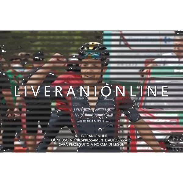 01-09-2022 Vuelta A Espana; Tappa 12 Salobrena - Penas Blancas; 2022, Ineos - Grenadiers; Carapaz Antonio, Richard Antonio; Penas Blancas; ©SIROTTI/AGENZIA ALDO LIVERANI SAS